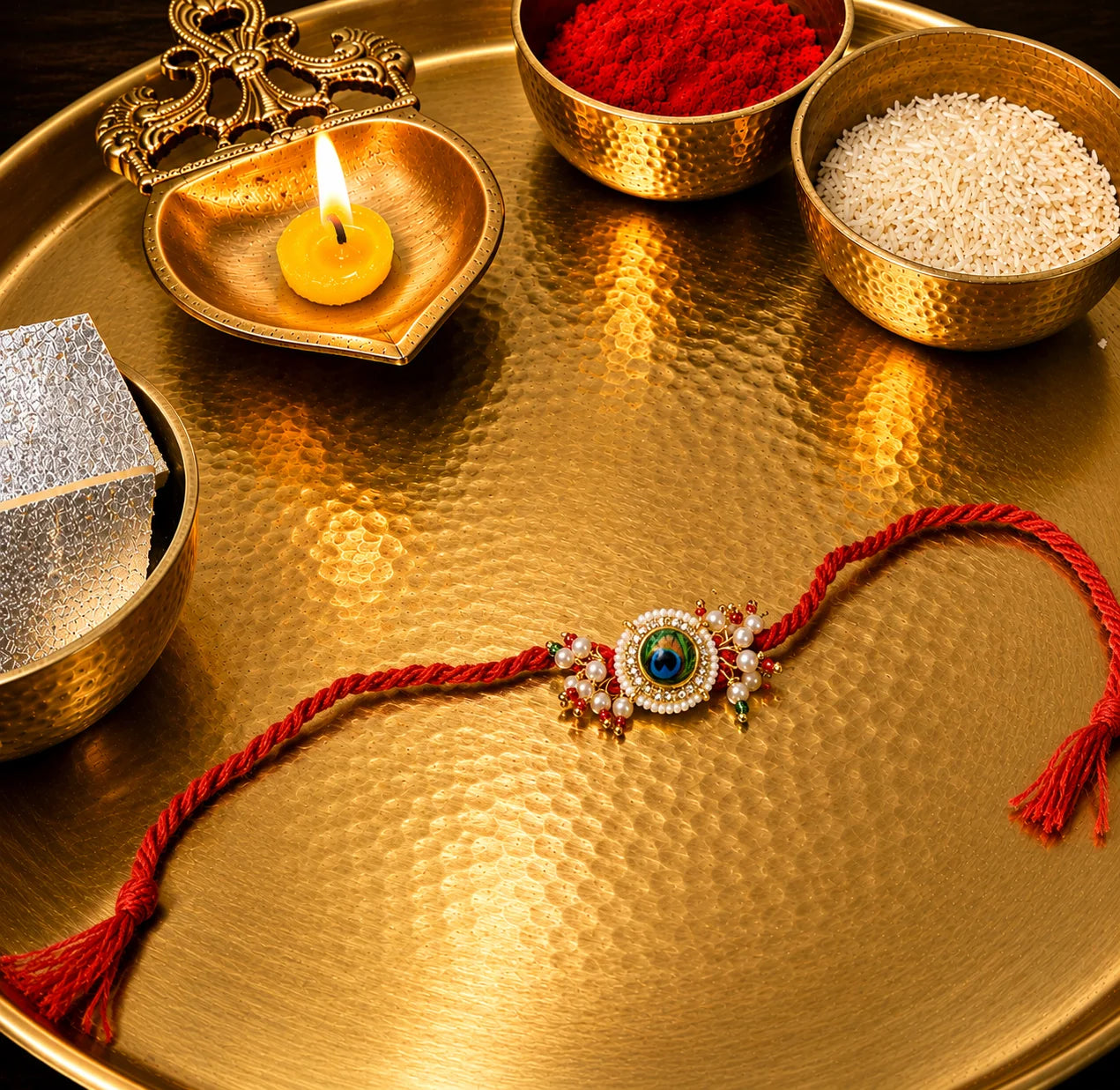 royalbluemorpankhkundan rakhi
