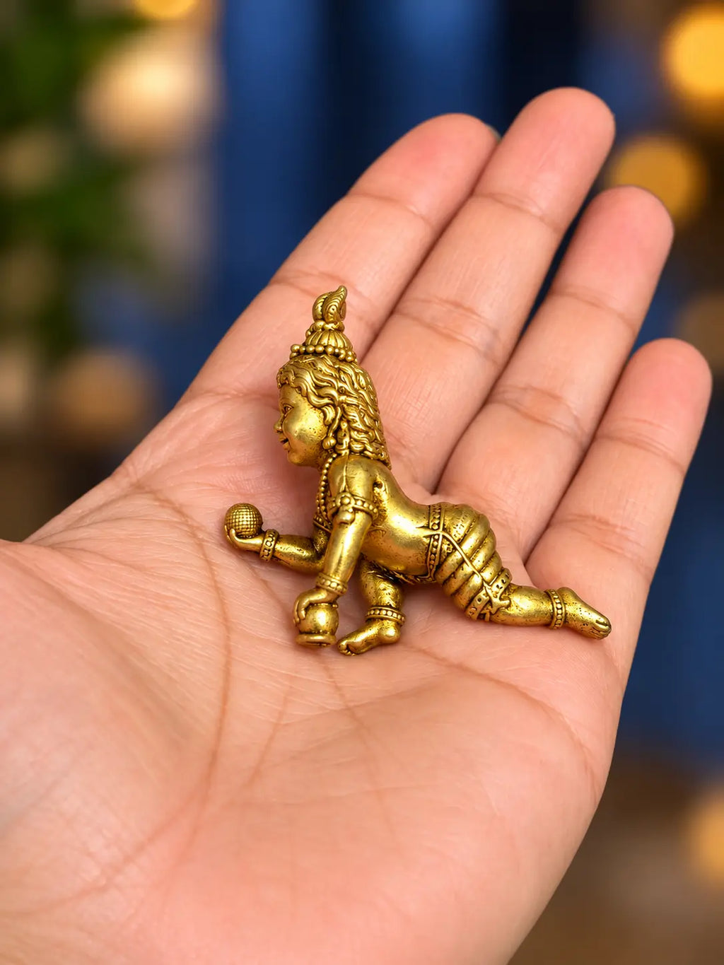 bal-krishna lying hand