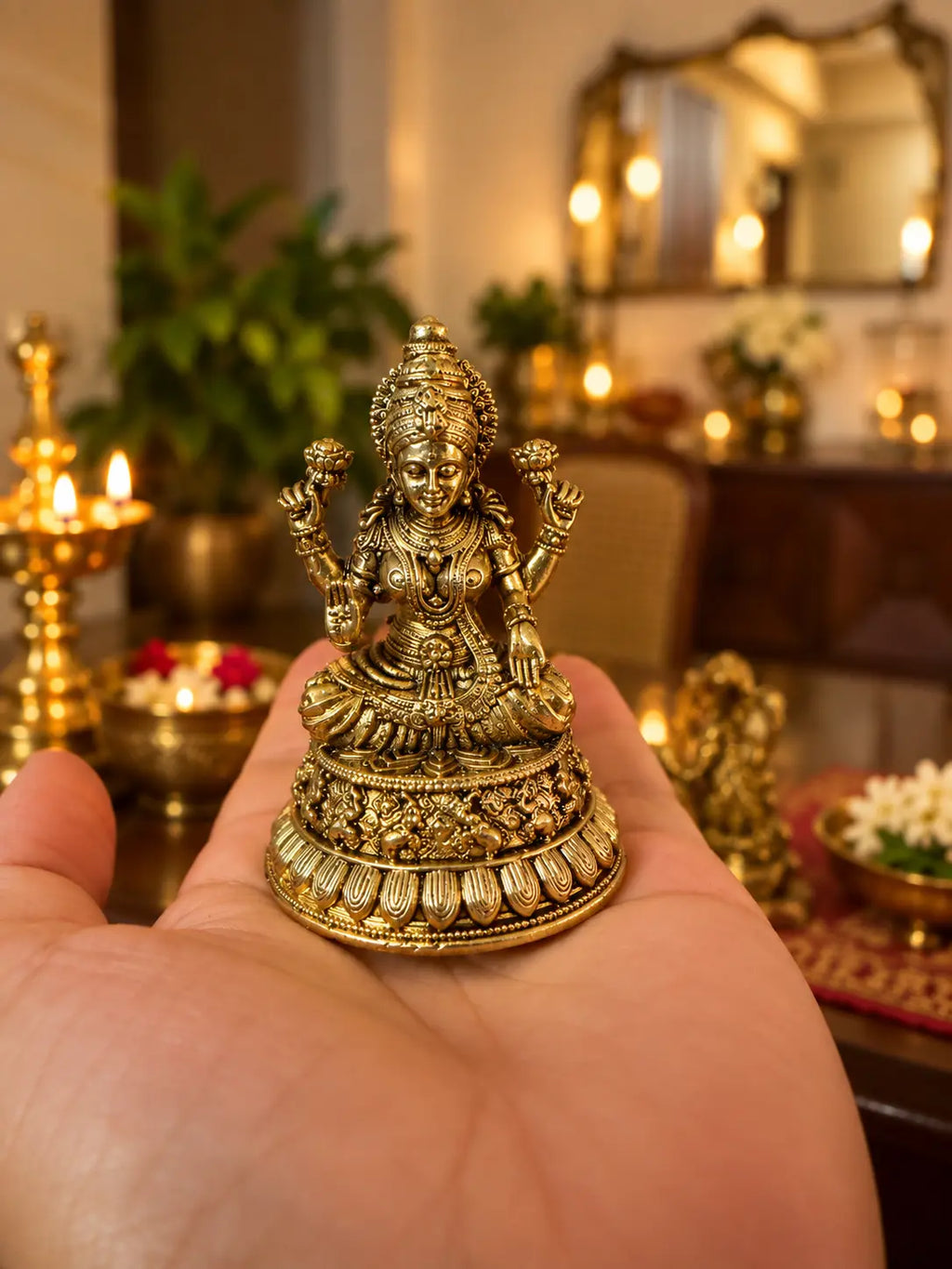 brass-lakshmi-3in-hand