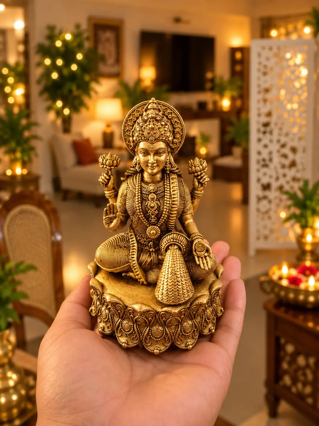 brass-lakshmi-hand