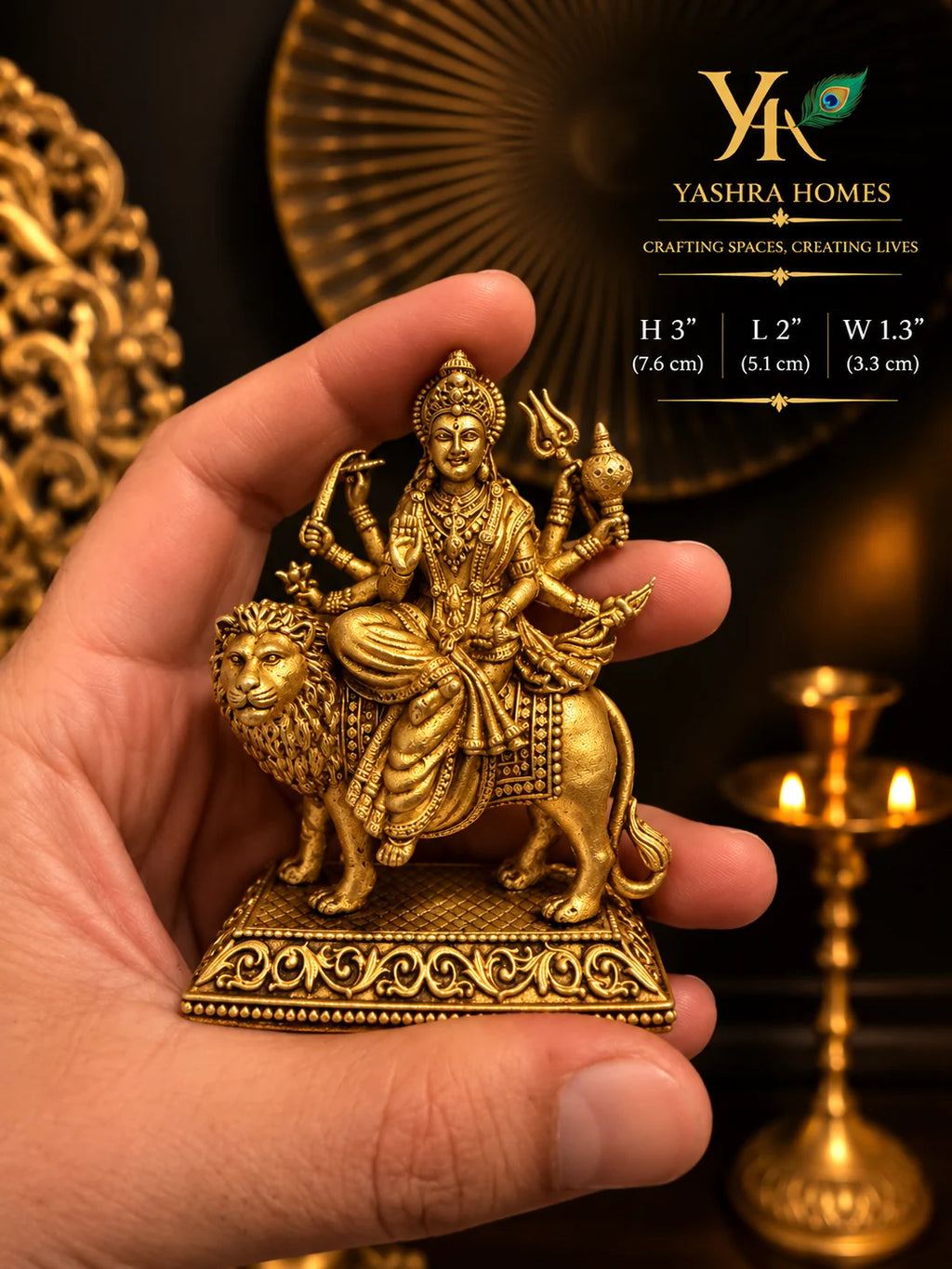 durga-maa-brass-3in-in-hand-side