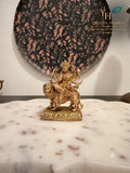 Mahishasura Mardini Durga Maa Brass Idol with base – 4-Inch