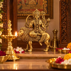 durga murti in temple