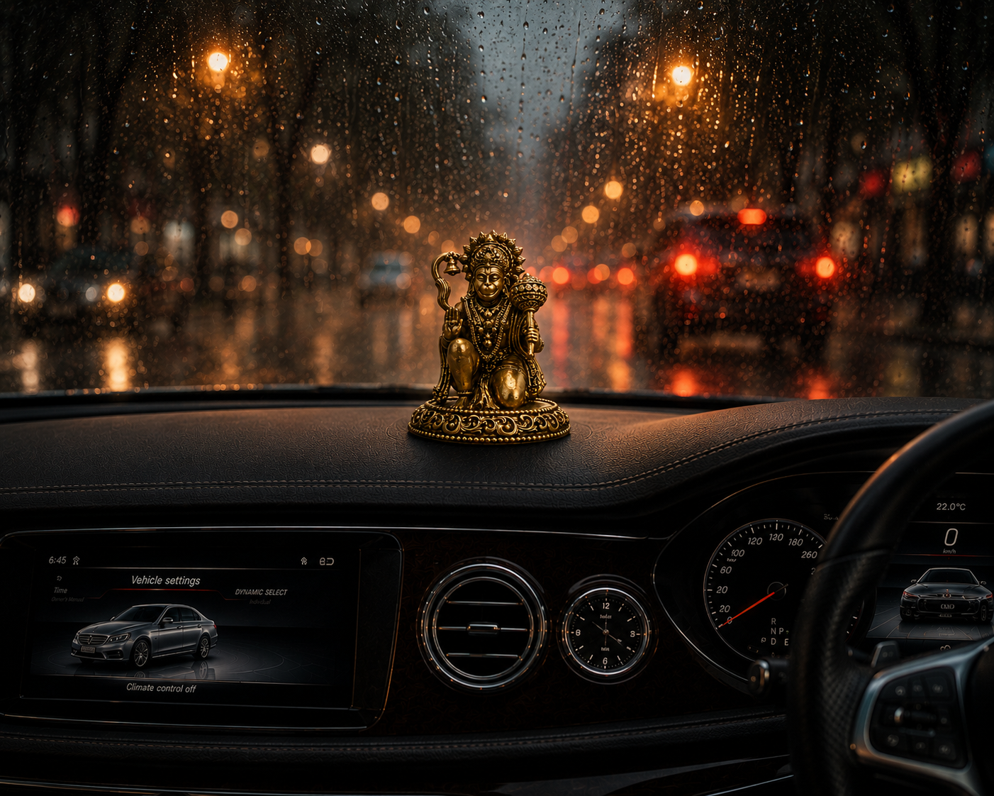 Hanumanji Idol Premium Quality Brass – 3 Inch