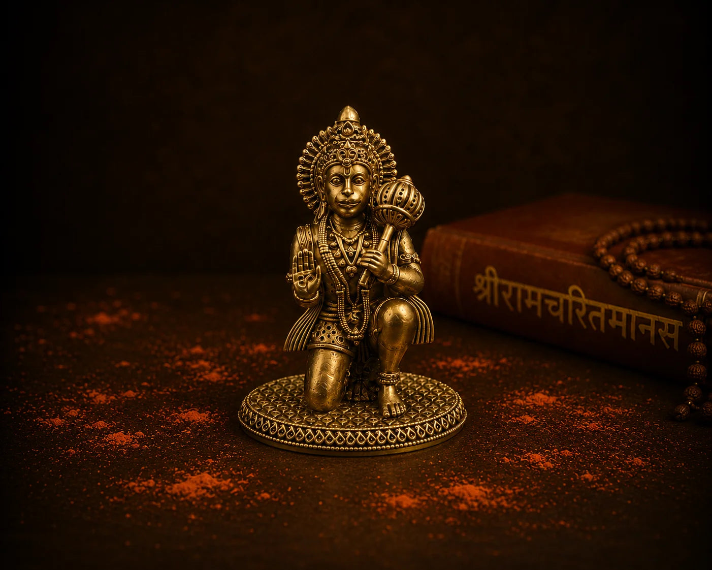 hanumanji staging brass idol