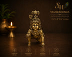 Laddu Gopal brass idol 4 inch