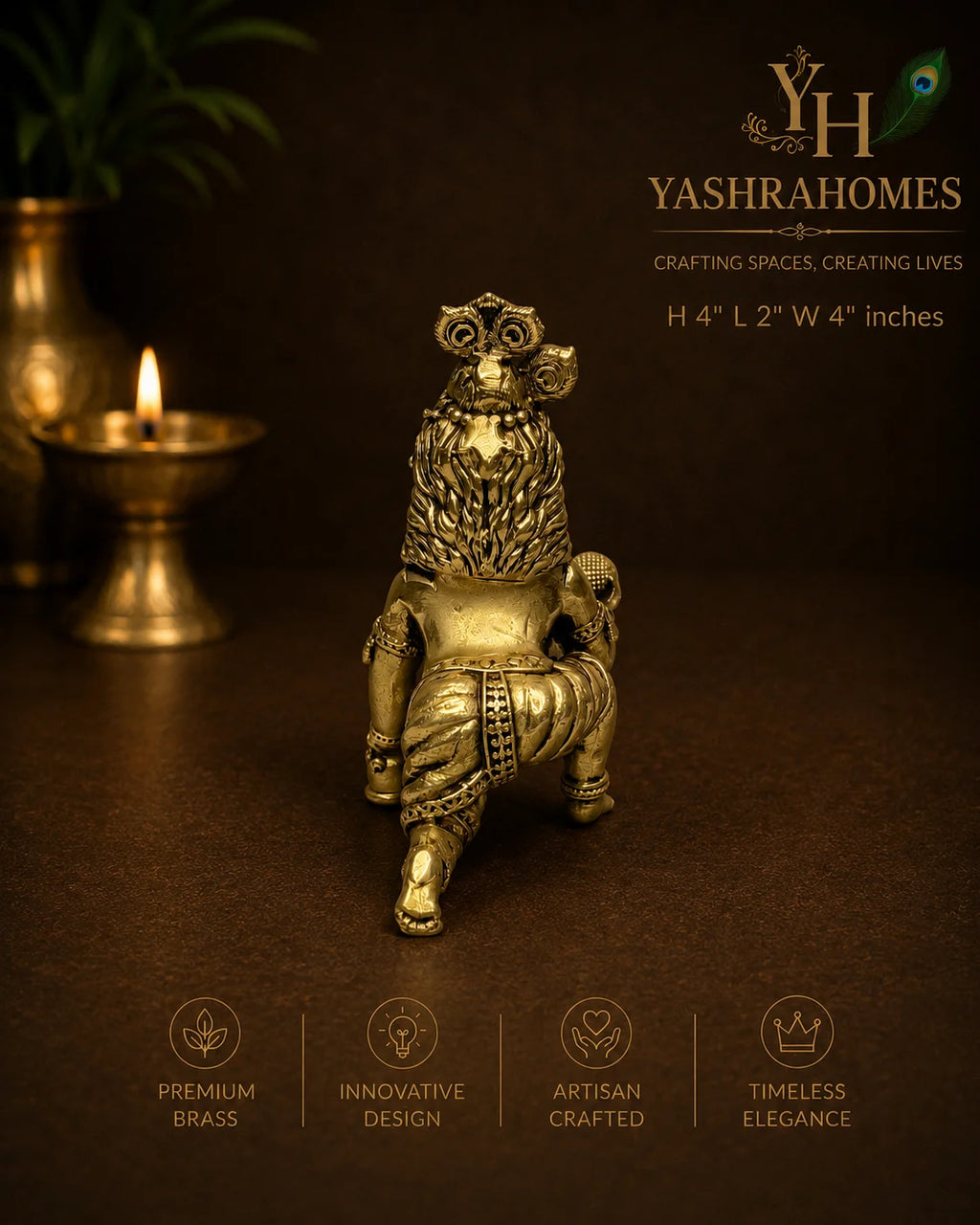 Laddu Gopal back photo
