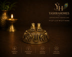 Laxmi Charan brass idol