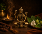 Meditating Lord Shiva Fine Brass Idol – 3-Inch (200g)