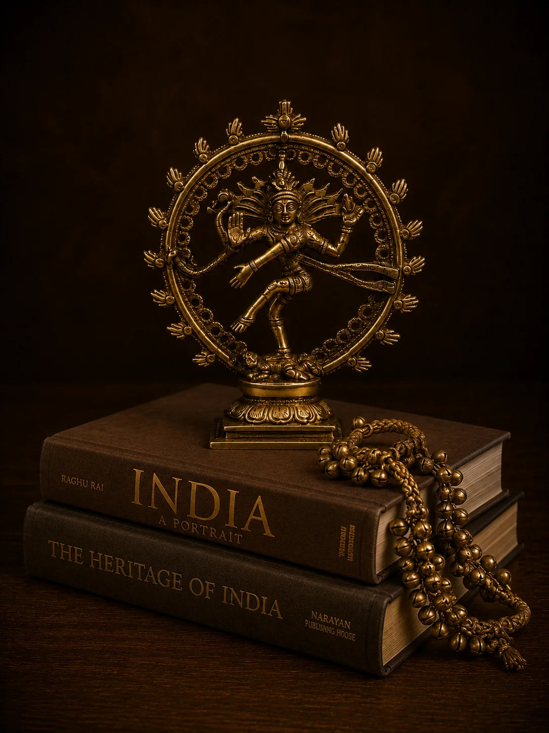 Nataraj brass idol staging