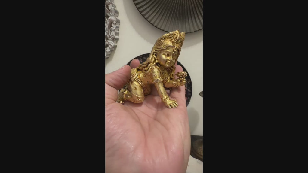 Radha Rani Brass Murti – 170g