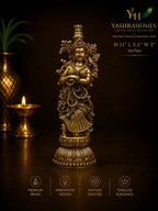 Radha rani brass idol