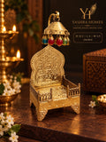brass singhasan