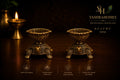 Handcrafted Brass Turtle Diya Pair